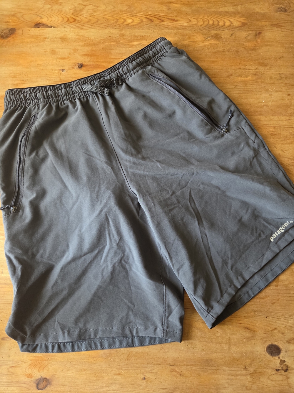 Patagonia Gorpcore Nine Trails 2-in-1 Athletic Running Shorts Gray XS